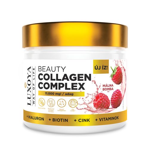 Luxoya Beauty Collagen Complex 300g - Málnabomba