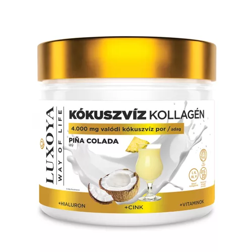 Luxoya Kókuszvíz Kollagén 300g - Pina Colada ízű