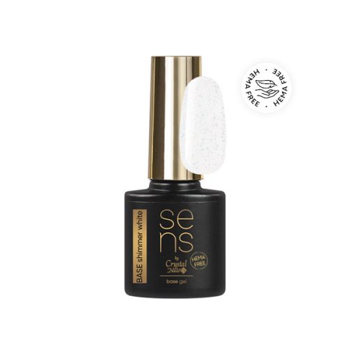 SENS HEMA Free BASE gel - SHIMMER WHITE 10ml TF