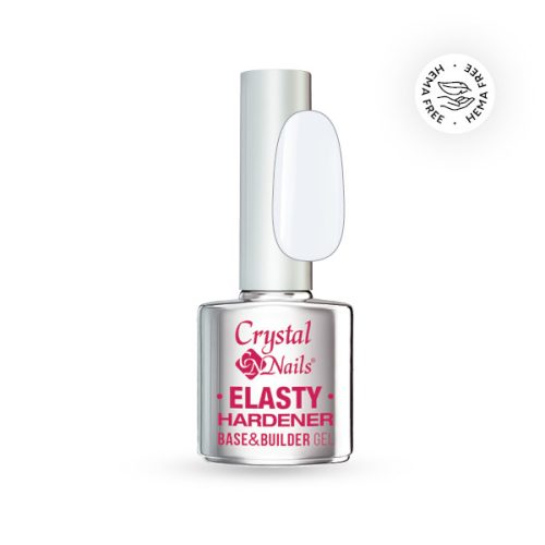 Crystal Nails Elasty Hardener HEMA Free Gel - Milky White 8ml TF