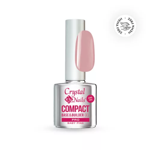 Crystal Nails Compact Pro HEMA Free Base Gel - Cover Pink 13ml TF