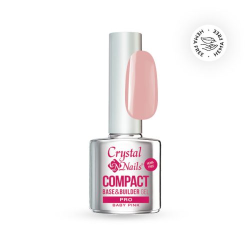 Crystal Nails Compact Pro HEMA Free Base Gel - Cover Nude 13ml TF