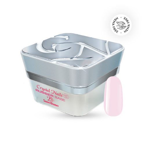 Crystal Nails 2S SmartGummy HEMA Free Rubber base gel - Nr14 Milky Rose 30ml tégelyben TF