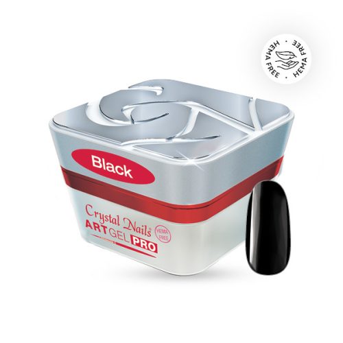Crystal Nails HEMA Free Art Gel Pro - Black 5ml TF