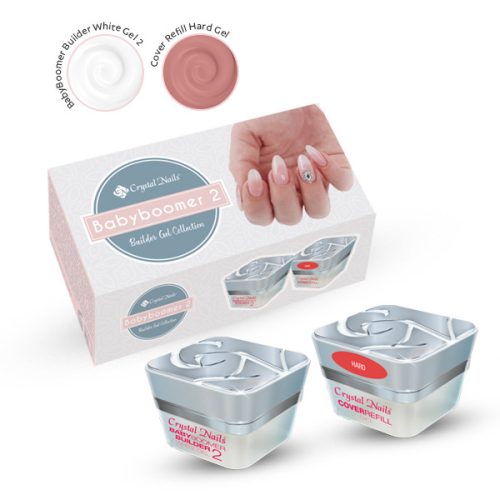 Crystal Nails Babyboomer 2 zselé készlet TF