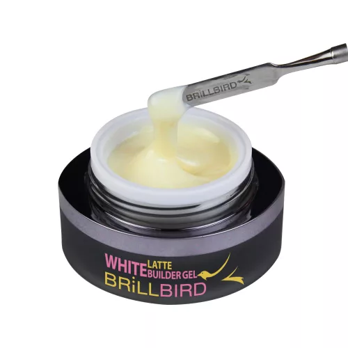 Brillbird LATTE GEL - Latte Műköröm építőzselé - Babyboomer technikához is 15ml TF