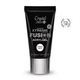   Crystal Nails Xtreme Fusion HEMA Free AcrylGel Renewed White - 27ml (30g) TF