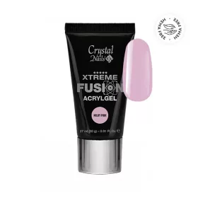   Crystal Nails Xtreme Fusion HEMA Free AcrylGel Milky Pink - 27ml (30g) TF