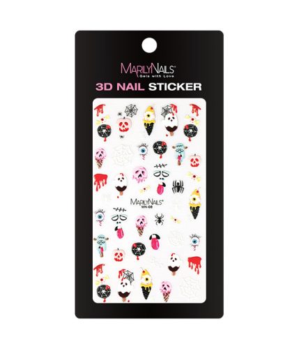 MN 3D Öntapadó körömmatrica – MN-08