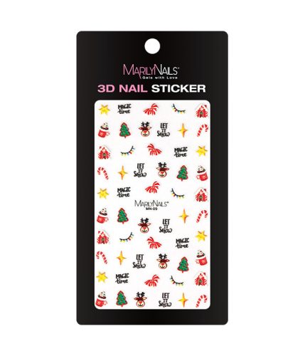 MN 3D Öntapadó körömmatrica – MN-09