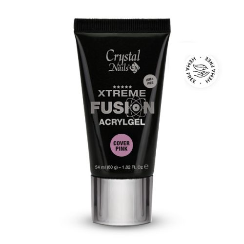 Crystal Nails Xtreme Fusion HEMA Free AcrylGel Cover Pink - 54ml (60g) TF