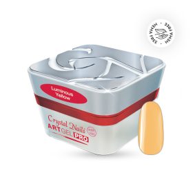 Crystal Nails HEMA Free Art Gel Pro - Luminous Yellow 5ml TF