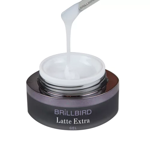 Brillbird Latte Gel Extra - Latte Műköröm építőzselé 5ml TF