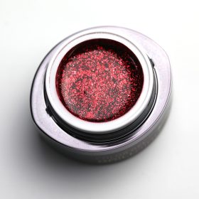   Brillbird HEMA Free Glamour Gel 13 csillogó piros színes zselé 5ml TF