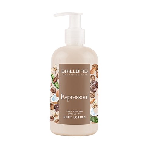 Brillbird Espressoul - Kéz- és lábápoló krém - Soft lotion 250ml
