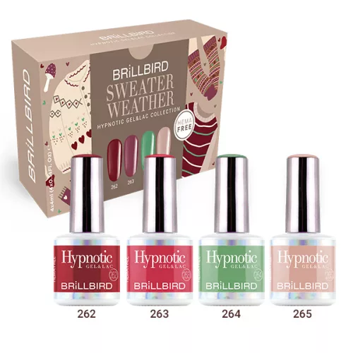 BrillBird Sweater Weather Hypnotic Gel&Lac Kit 4x4 ml TF