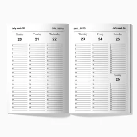 Brillbird Naptárbelső 2026 - angol