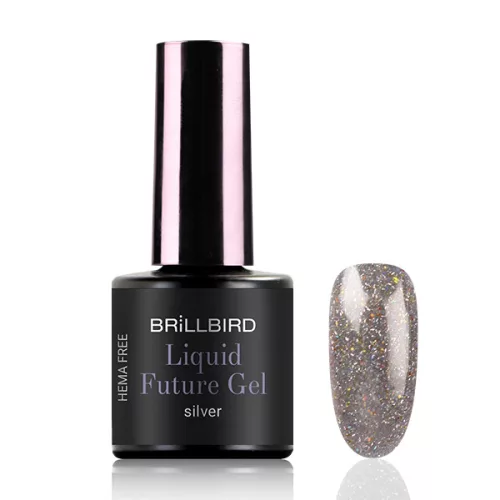 Brillbird Liquid Future Polygel - Silver 8ml TF