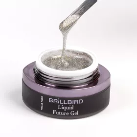 Brillbird Liquid Future Polygel - Silver 15ml TF