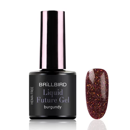 Brillbird Liquid Future Polygel - Burgundy 8ml TF