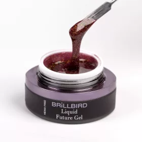 Brillbird Liquid Future Polygel - Burgundy 15ml TF
