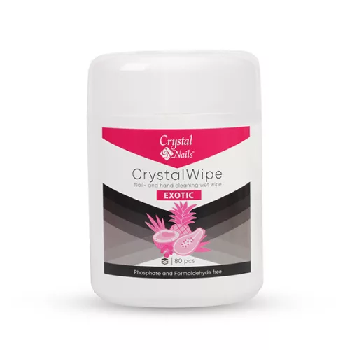 CrystalWipe - Köröm- és Kéztisztító nedves törlőkendő - Exotic