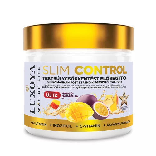 Luxoya Slim Control - Glükomannán por 300g – Mangó-Maracuja