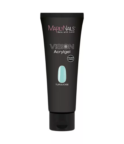 Marily Nails HEMA Free Vision Acrylgel - Turquoise 30g TF