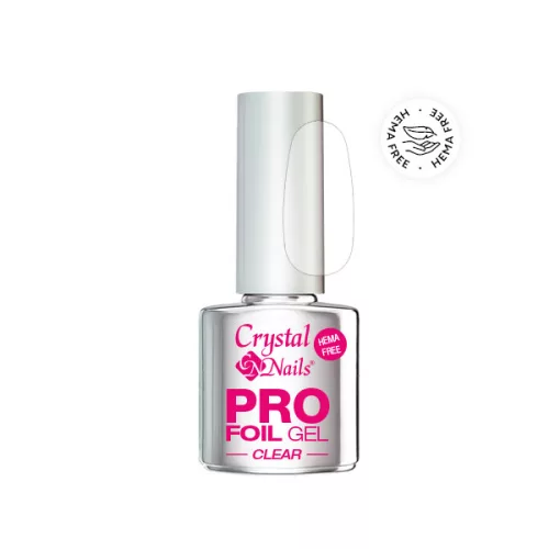 Crystal Nails HEMA Free Pro Foil Gel - Clear 4ml TF