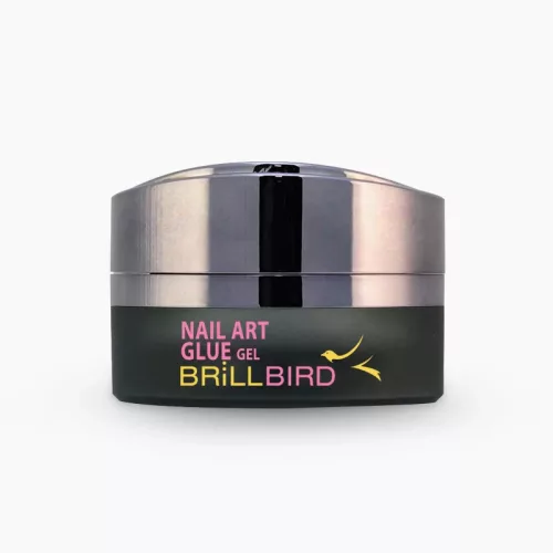 BrillBird HEMA Free NailArt Glue Gel - strasszkő ragasztó 10ml TF