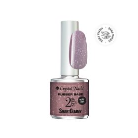   Crystal Nails TPO FREE 2S SmartGummy HEMA Free Rubber base gel - Nr07 Shimmer mauve 8ml