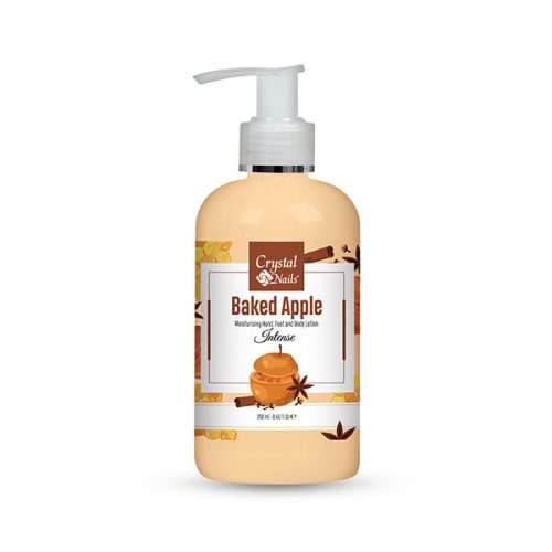 Crystal Nails Moisturising Hand, Foot and Body Lotion - Baked Apple - Intense 250ml
