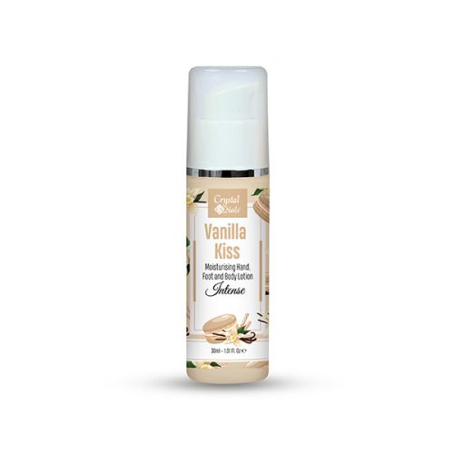 Crystal Nails Moisturising Hand, Foot and Body Lotion - Vanilla Kiss - Intense 30ml
