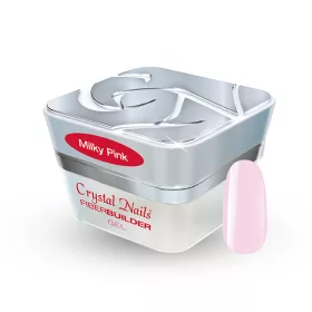 Crystal Nails Fiber Builder Gel - Milky Pink 15ml TF
