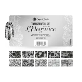 Crystal Nails Transzferfólia Szett - Elegance