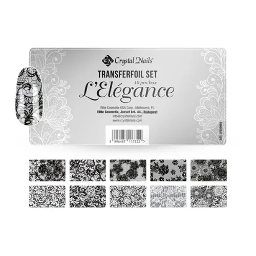 Crystal Nails Transzferfólia Szett - Elegance