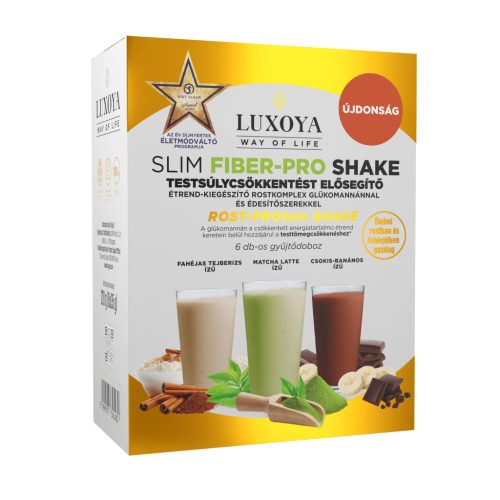 Luxoya Slim Fiber-Pro Shake mix - 3x2x35g 