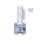 Crystal Nails TPO FREE 2S SmartGummy HEMA Free Rubber base gel - Nr10 Airy Blue 8ml