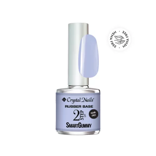 Crystal Nails TPO FREE 2S SmartGummy HEMA Free Rubber base gel - Nr10 Airy Blue 8ml