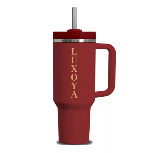 Luxoya Fém Hőtartó Kulacs - Bordó