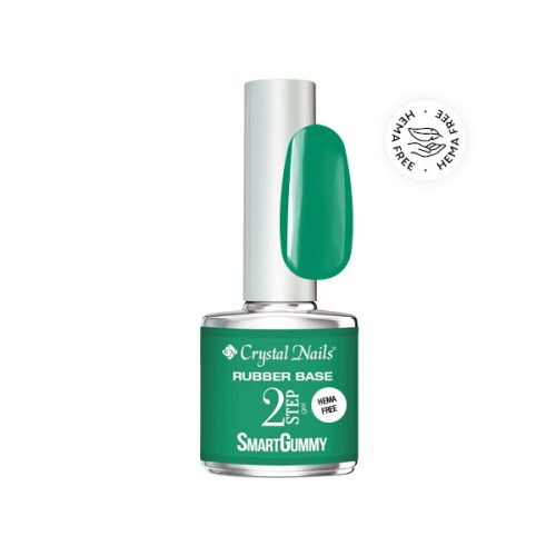 Crystal Nails TPO FREE 2S SmartGummy HEMA Free Rubber base gel - Nr32 Glowy Jungle 8ml