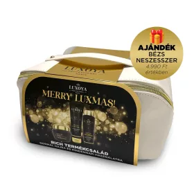   Luxoya RICH Karácsonyi Ajándékcsomag + Ajándék Beige Neszesszer (normál hajra)