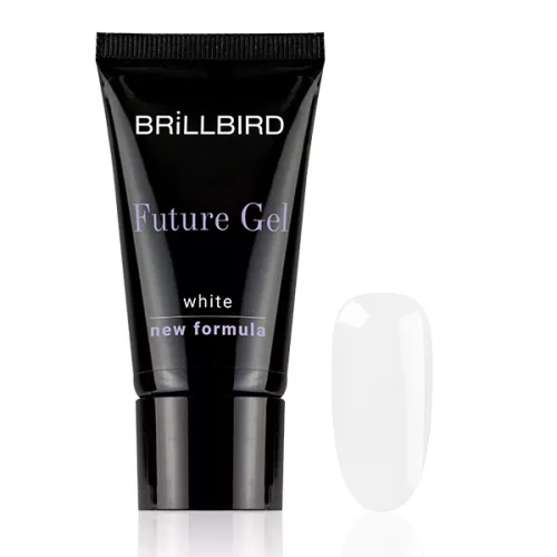 Brillbird Future gel White New / Polygel Akril Zselé/ 30g TF