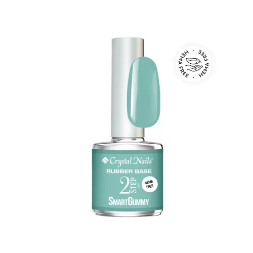 Crystal Nails TPO FREE 2S SmartGummy HEMA Free Rubber base gel - Nr29 Blue Lagoon 8ml