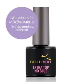   Brillbird Extra Top - No Blue /fixálásmentes, nem kékítő fedőfény 8ml