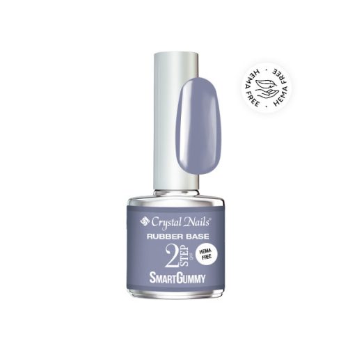 Crystal Nails TPO FREE 2S SmartGummy HEMA Free Rubber base gel - Nr46 Lava Smoke 8ml