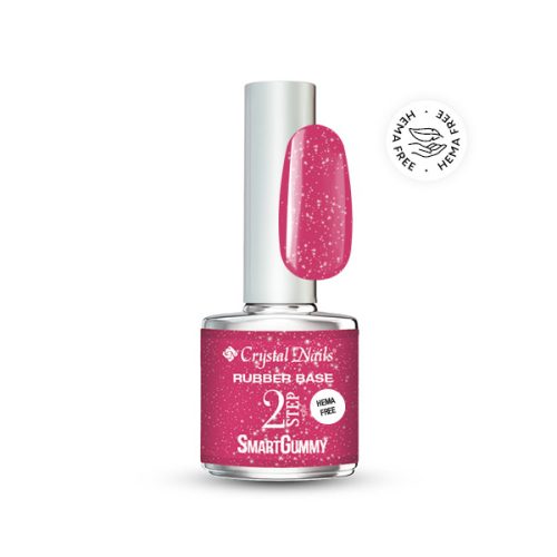 Crystal Nails TPO FREE 2S SmartGummy HEMA Free Rubber base gel - Nr20 Sunshine Pink 8ml