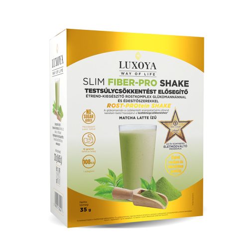 Luxoya Slim Fiber-Pro Shake - Matcha Latte - 6x35g