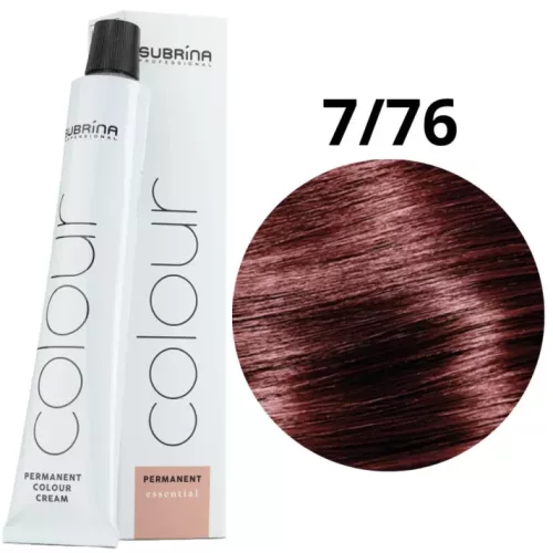 Subrina Colour tartós krémhajfesték megújult VEGÁN formulával 100ml - 7/76