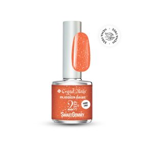   Crystal Nails TPO FREE 2S SmartGummy HEMA Free Rubber base gel - Nr18 Sunshine Tangelo 8ml
